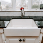 Old School Kitchen Sink with Counter Top