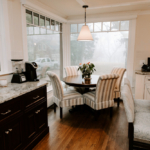 Corner Seating Area with Large Windows